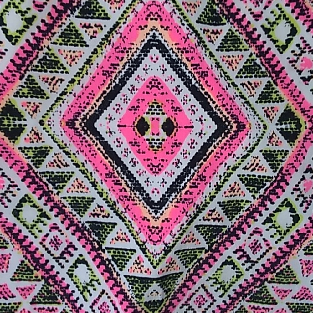 Charlotte russe neon pink and yellow sundress. - Picture 2 of 5